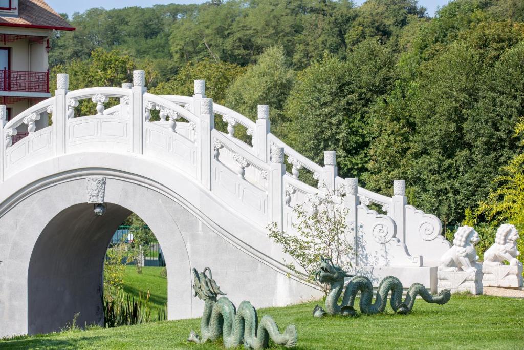 Zahrada ubytování Les Pagodes de Beauval
