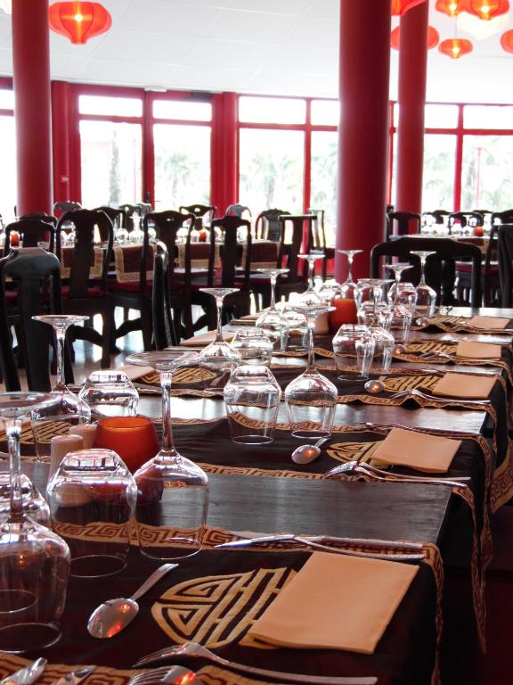Restaurace v ubytování Les Pagodes de Beauval