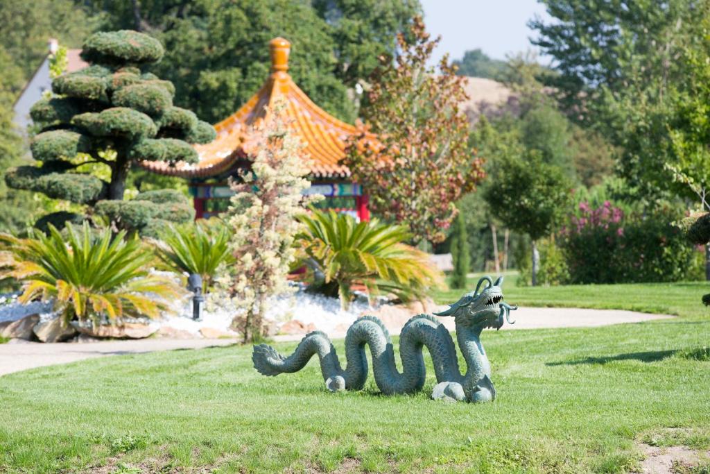 Zahrada ubytování Les Pagodes de Beauval