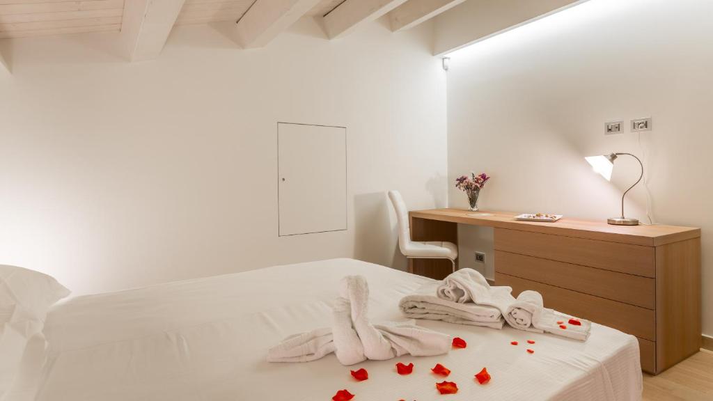 Katil atau katil-katil dalam bilik di Scicli Albergo Diffuso