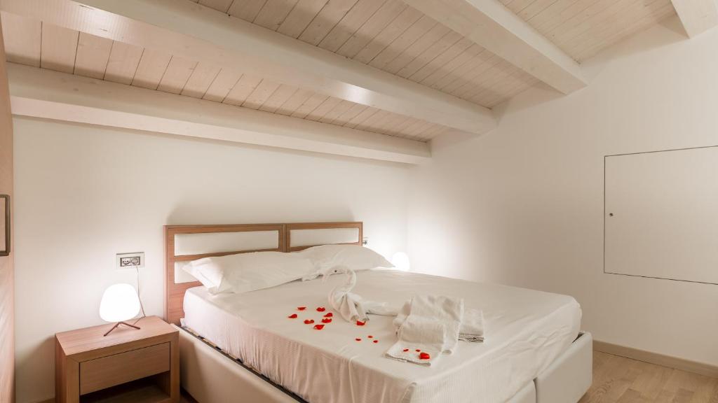 Katil atau katil-katil dalam bilik di Scicli Albergo Diffuso