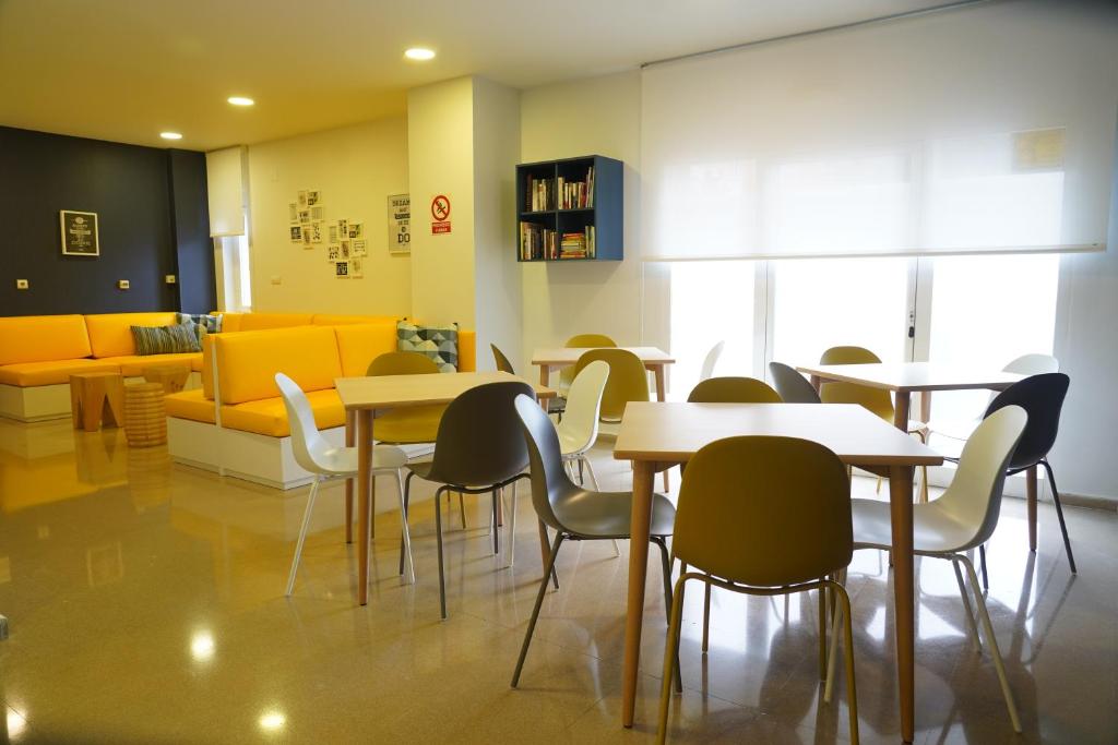 Posezení v ubytování Micampus Málaga Student Residence