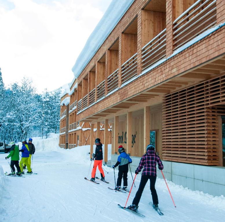 Tirol Lodge v zimě