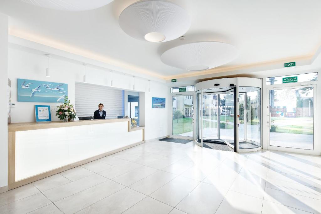 Vstupní hala nebo recepce v ubytování Hotel Wodnik