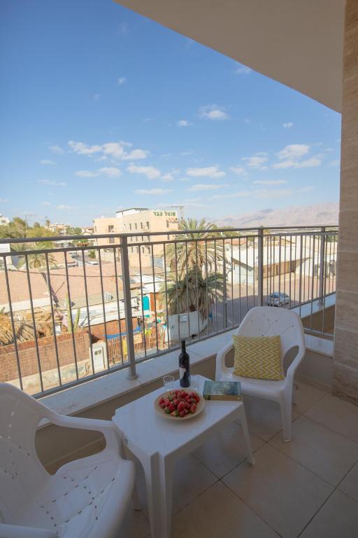 Balkón nebo terasa v ubytování Motel Aviv