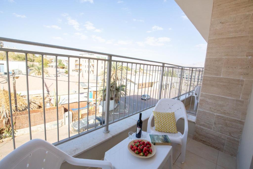 Balkón nebo terasa v ubytování Motel Aviv