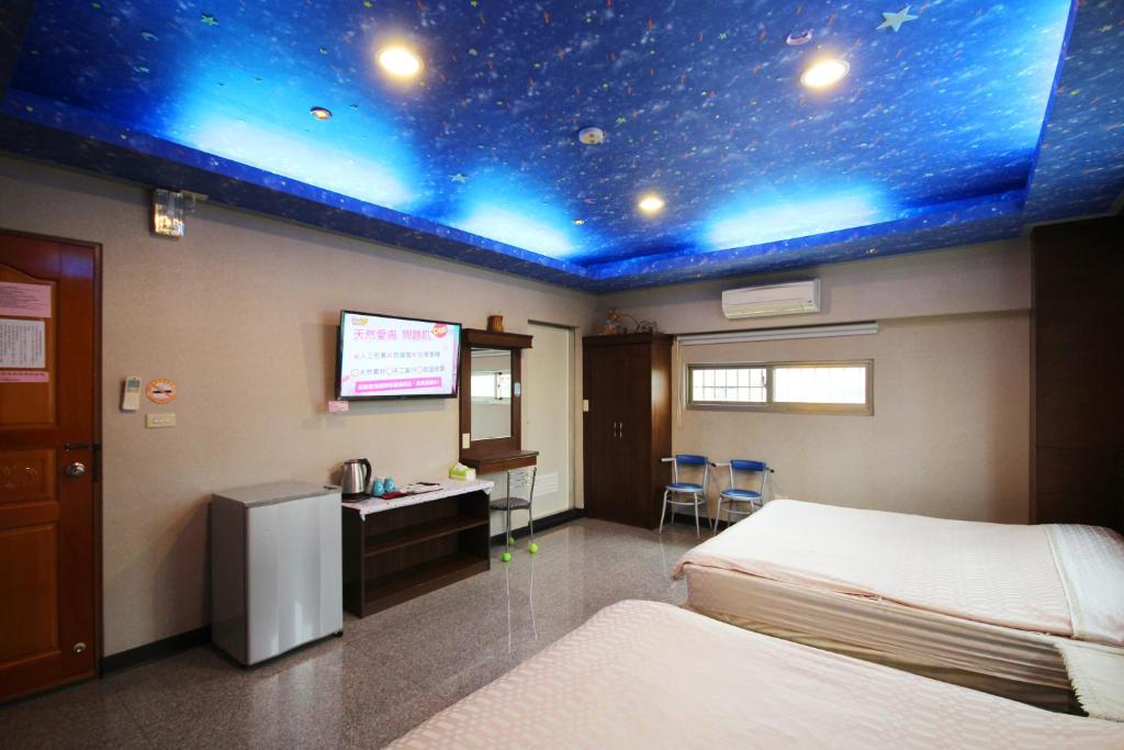 Pingguo De Jia Du Jia Homestay - Chambre Queen Standard Avec Deux Lits Queen