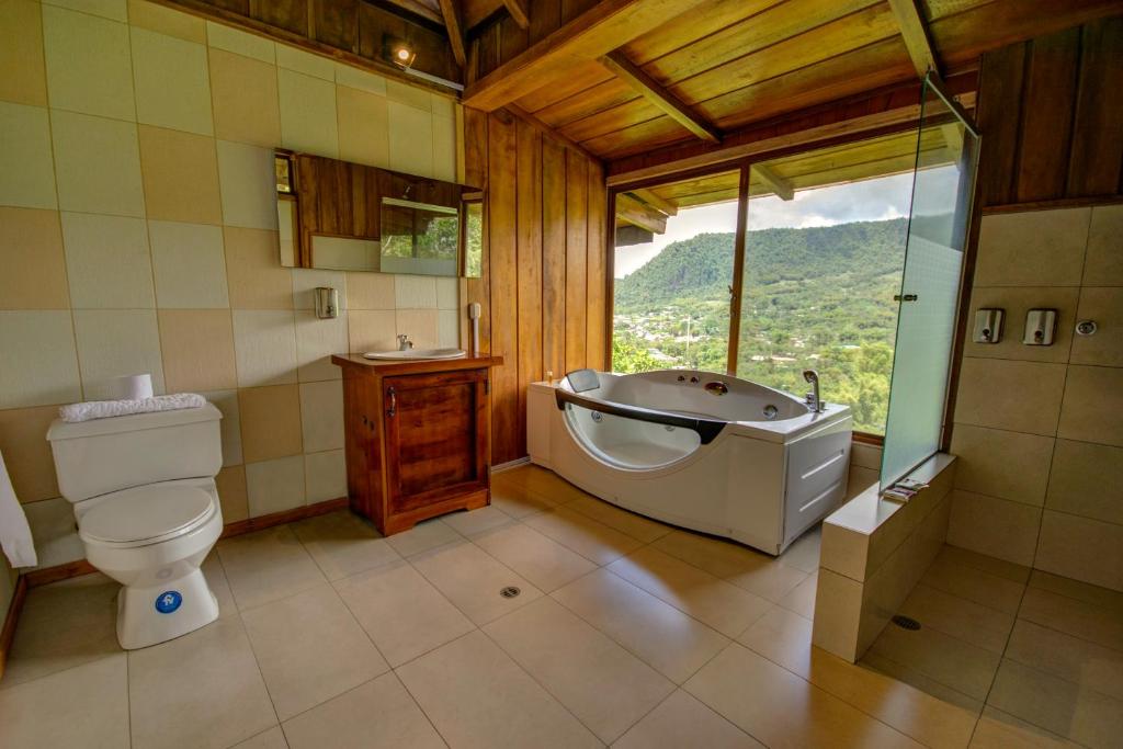 Koupelna v ubytování Terrabambu Lodge