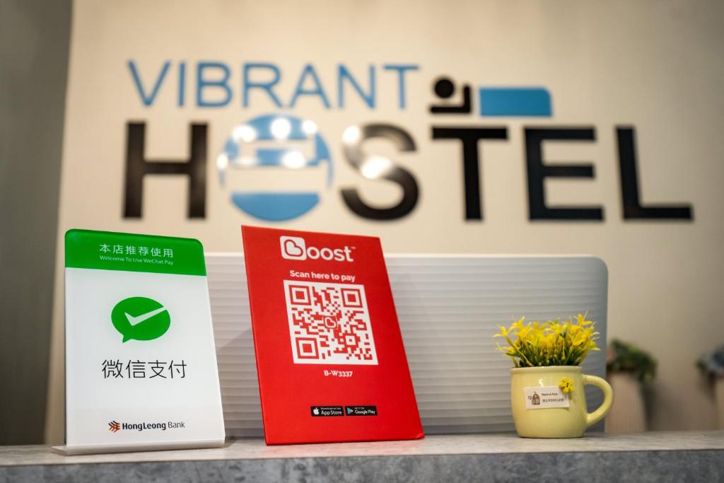 Certifikát, hodnocení, plakát nebo jiný dokument vystavený v ubytování Vibrant Hostel