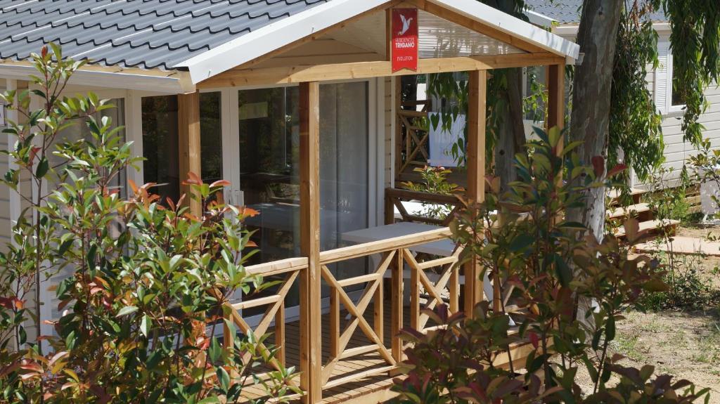 Zahrada ubytování Camping Les Castors