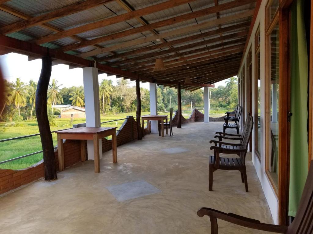 Zahrada ubytování Nelu Villa Sigiriya