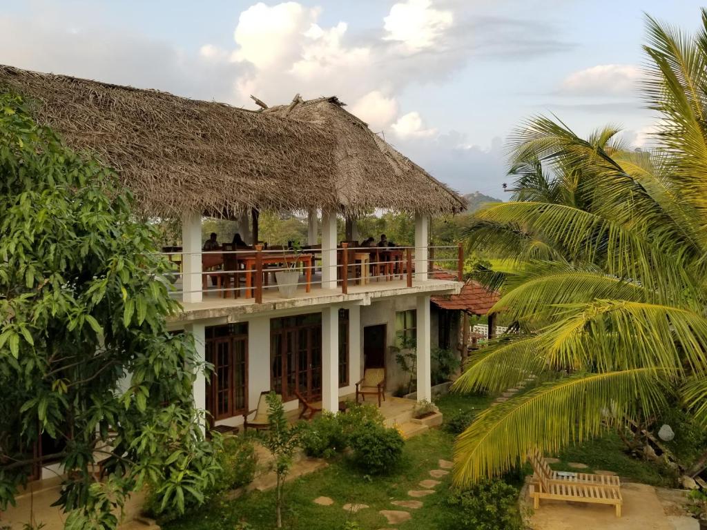 Zahrada ubytování Nelu Villa Sigiriya