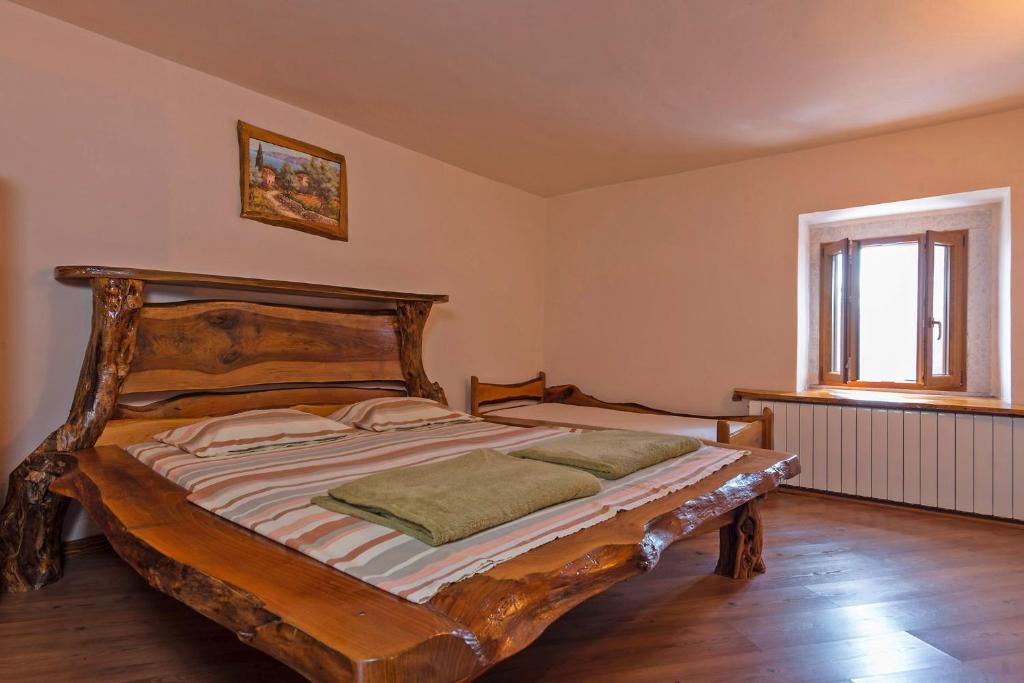 Posteľ alebo postele v izbe v ubytovaní Marina in Ližnjan (Haus für 4-6 Personen)