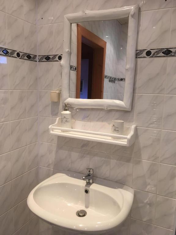 Łazienka w obiekcie Penzion Krásný Dvůr