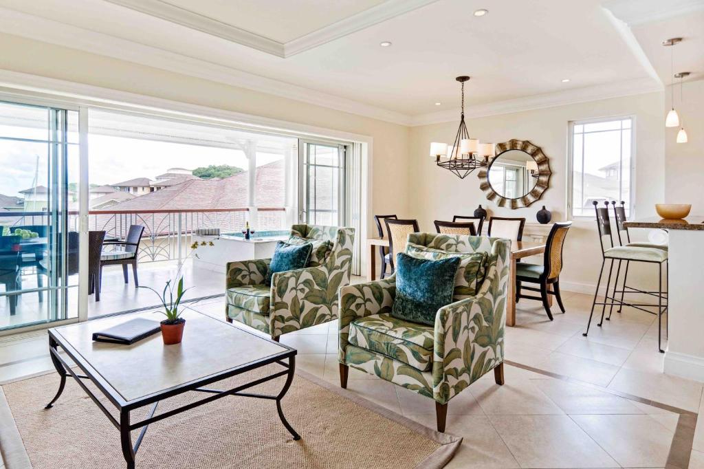 Istumisnurk majutusasutuses The Landings Resort and Spa - All Suites