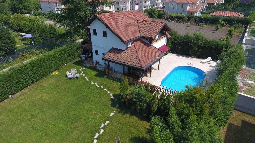Letecký snímek ubytování Villa Özdilek