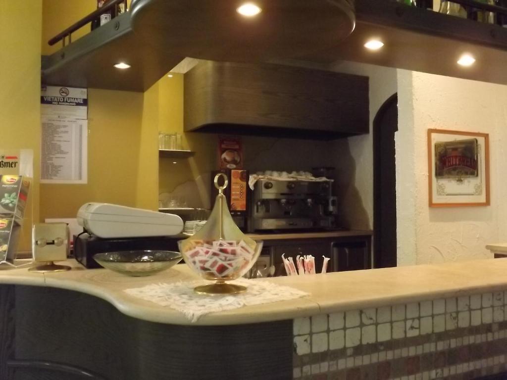 Kuchyň nebo kuchyňský kout v ubytování Hotel Victory