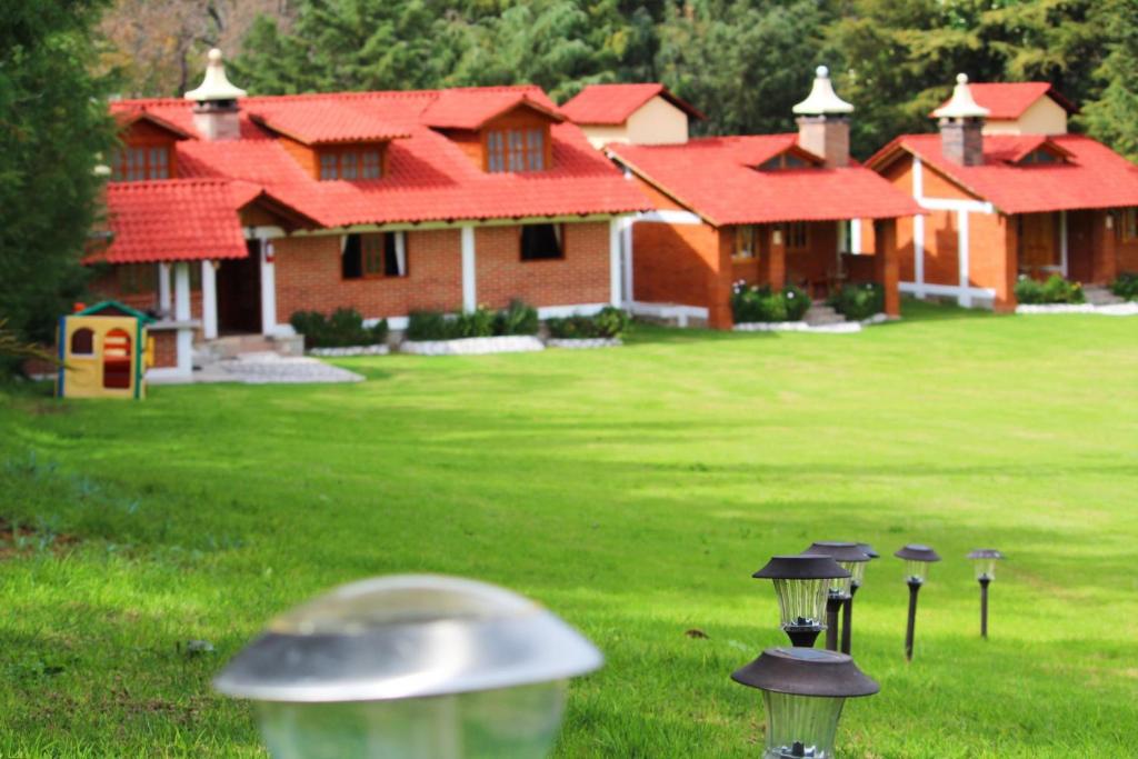 Zahrada ubytování Cabañas Rincón Escondido