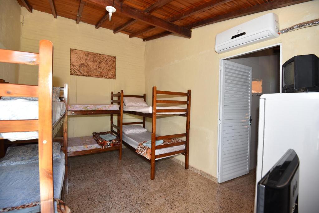 Postel nebo postele na pokoji v ubytování Pousada Serrana