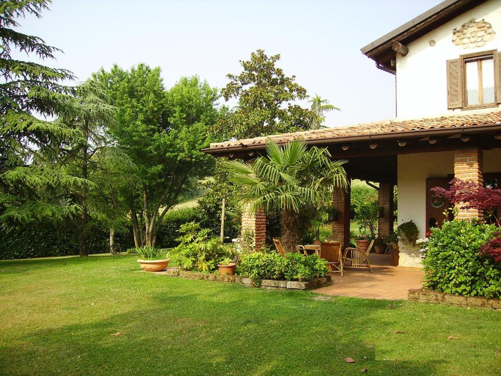 Zahrada ubytování B&B Soiano Del Lago