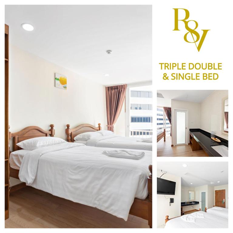 Postel nebo postele na pokoji v ubytování Royale 8 Ville Guest House