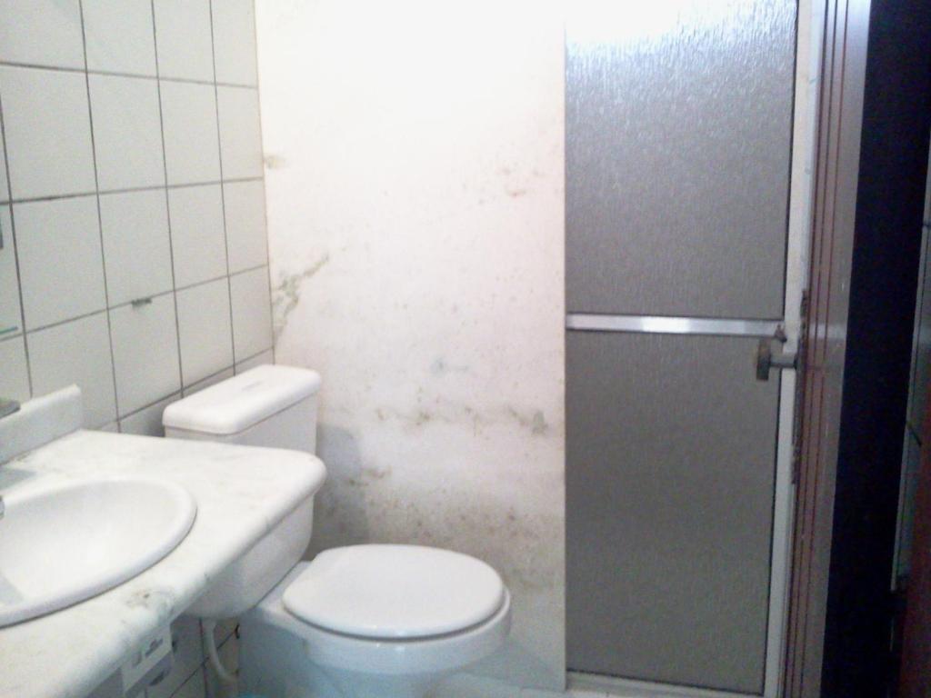 Koupelna v ubytování Hotel Vale Verde