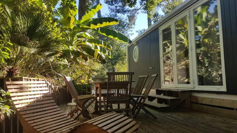Zahrada ubytování Camping le Marache