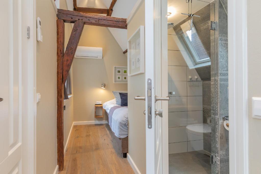 Koupelna v ubytování ExLibris Boutique Hotel