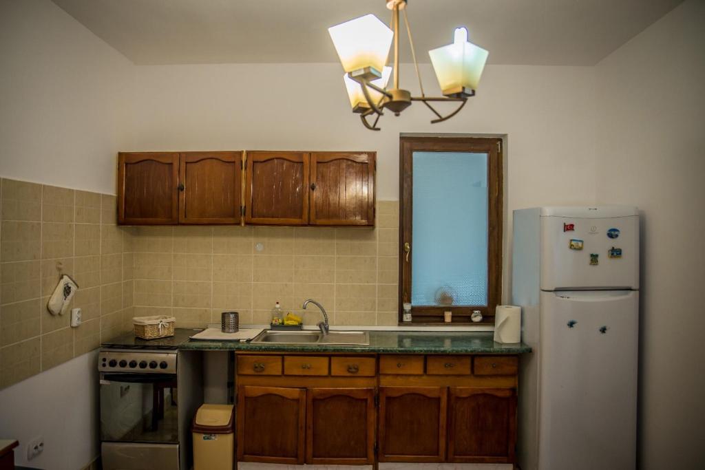 Kuchyň nebo kuchyňský kout v ubytování Casa Murgulet
