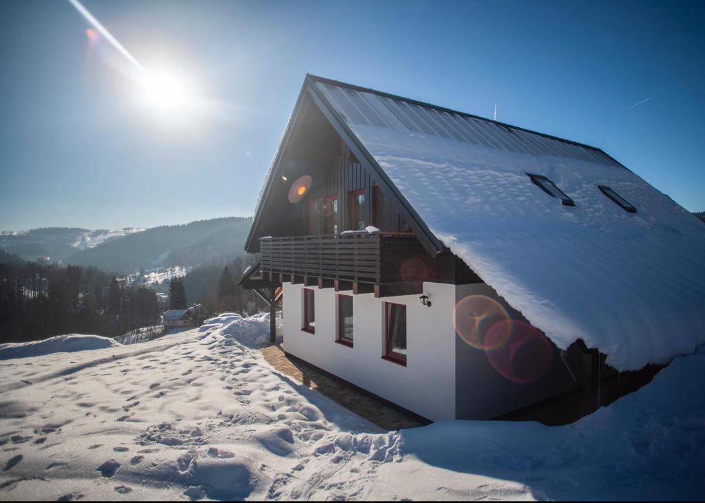 Nespecifikovaný výhled na hory nebo výhled na hory při pohledu z apartmánu