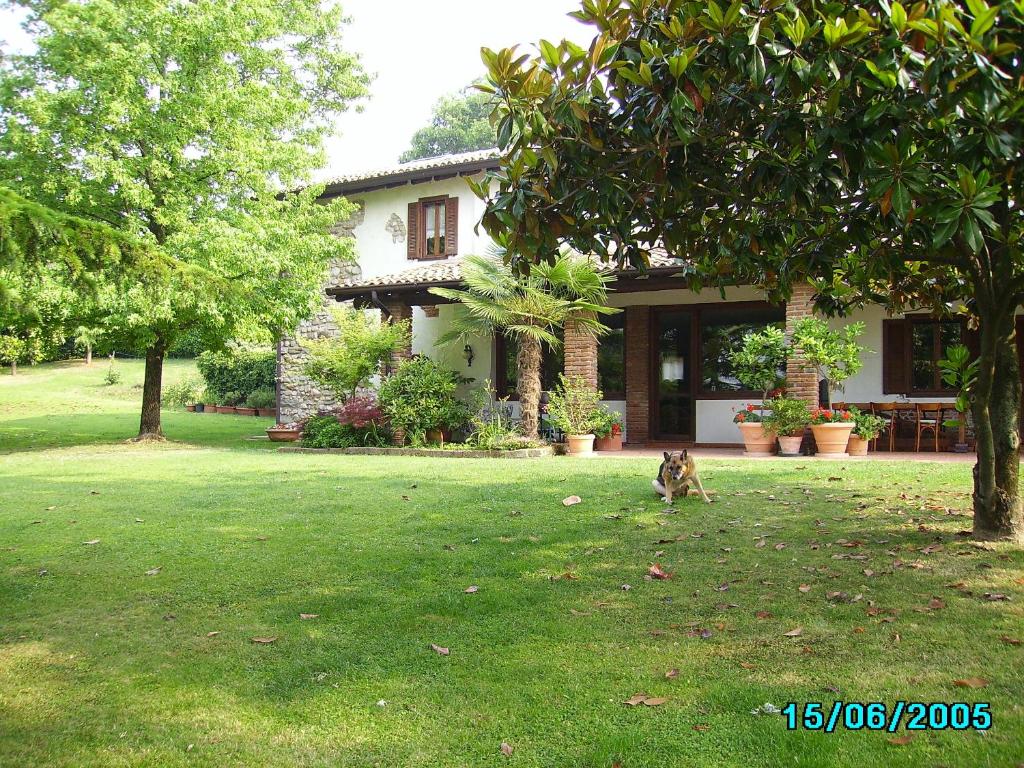 Zahrada ubytování B&B Soiano Del Lago