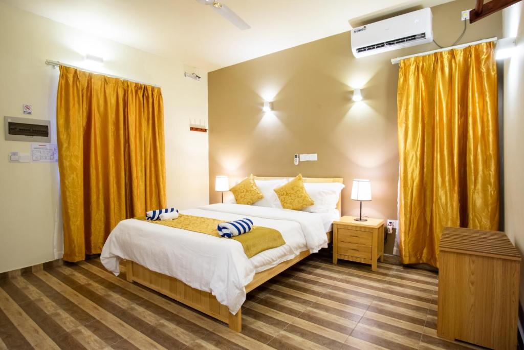 Postel nebo postele na pokoji v ubytování Paguro Villa