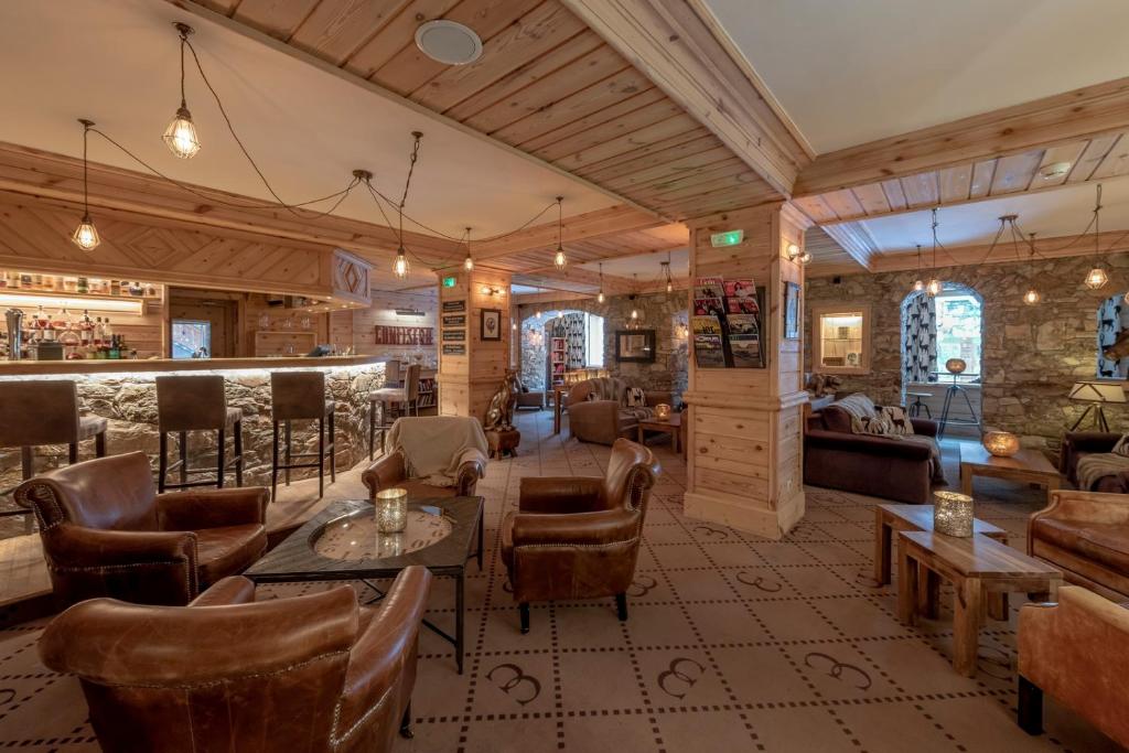 Posezení v ubytování Hotel La Chaudanne
