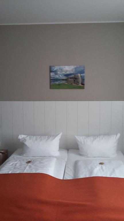 Postel nebo postele na pokoji v ubytování Hotel Alpha