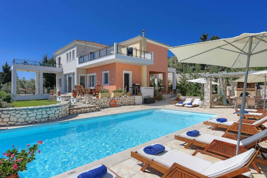 Πισίνα στο ή κοντά στο Villa Drepanou Bay