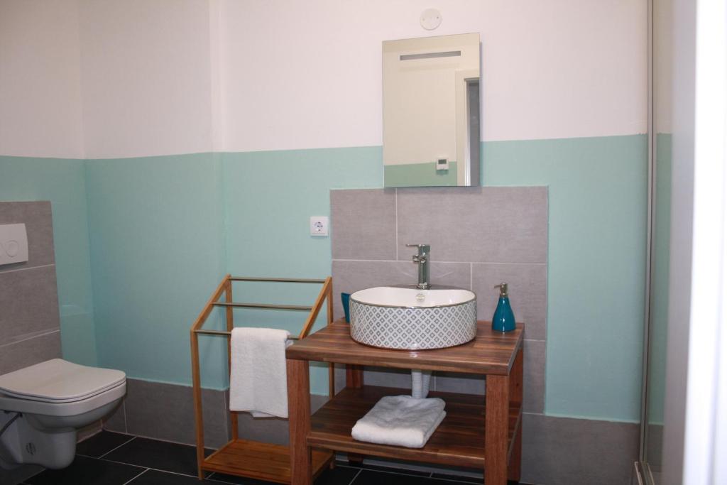 Koupelna v ubytování Apartment St. Pölten