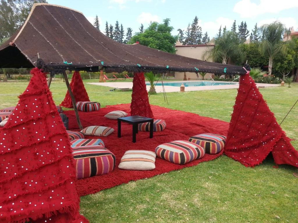 Zahrada ubytování Teacook Marrakech