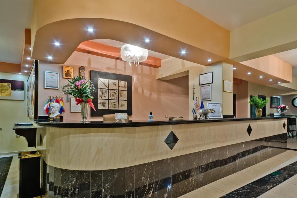Vstupní hala nebo recepce v ubytování Socrates Hotel Apartments