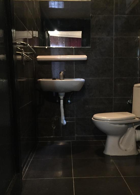 Koupelna v ubytování Hotel Boustane