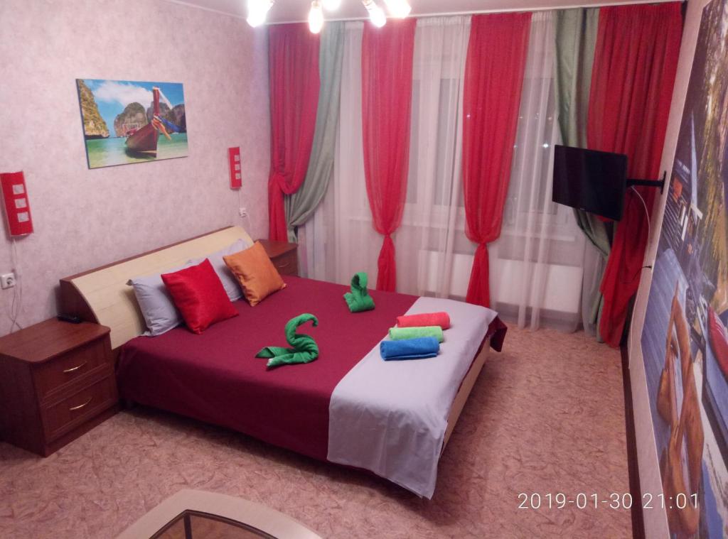 イヴァノヴォにあるМосковский Микрорайонのベッドルーム(ドラゴンのベッド付)