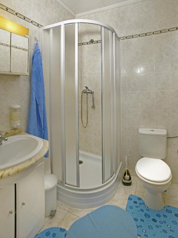 Koupelna v ubytování Pension Villa Hany