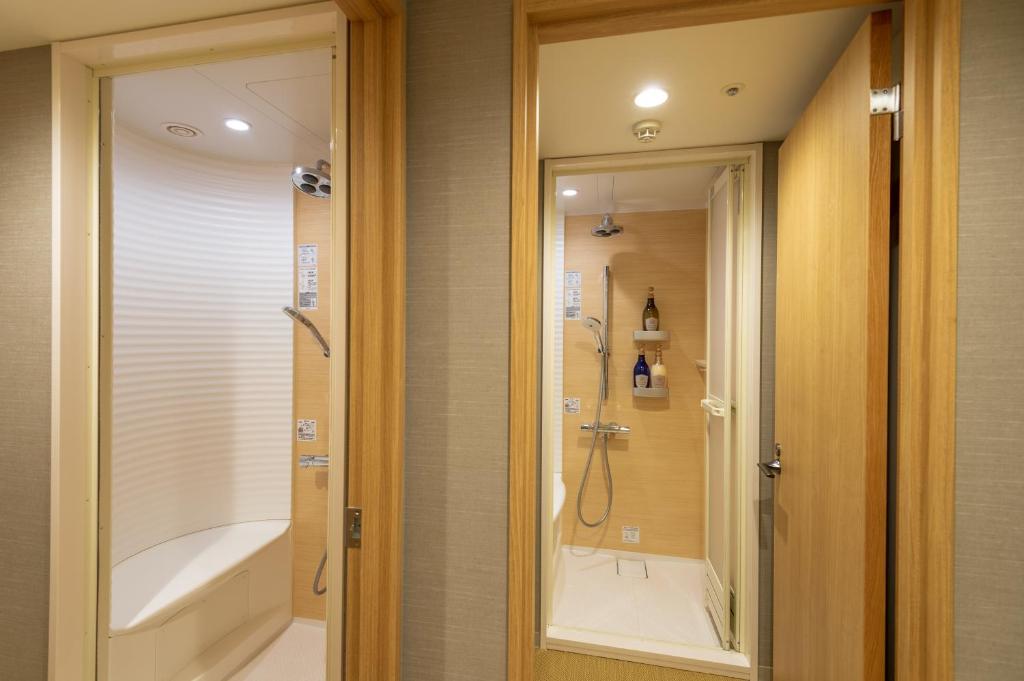 Koupelna v ubytování Lime Resort Myoko