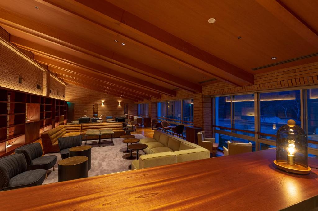 Posezení v ubytování Lime Resort Myoko