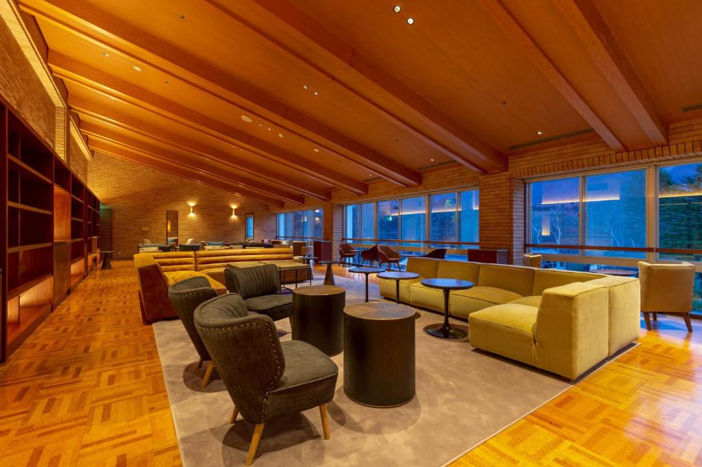 Posezení v ubytování Lime Resort Myoko