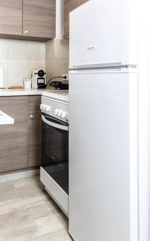A kitchen or kitchenette at Cozy Studio in the center of Athens