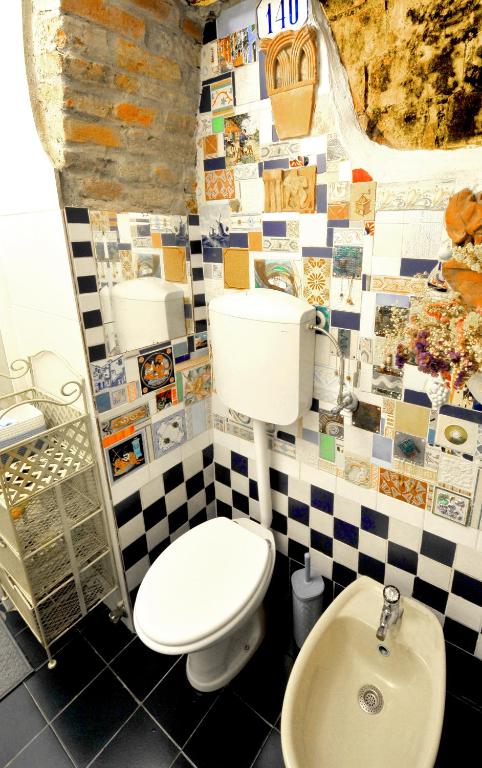 Koupelna v ubytování B&B Il Torchio