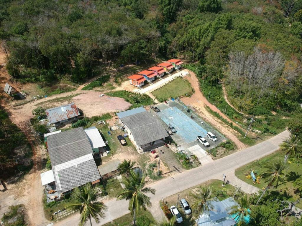 Letecký snímek ubytování Koh Yao Candy House