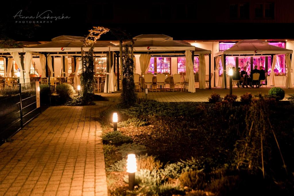 Vonkajšia záhrada v ubytovaní Leśne Patio