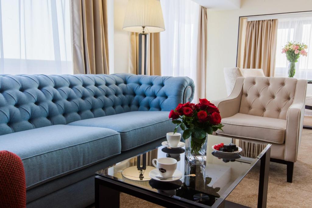 Posezení v ubytování Zhemchuzhina Grand Hotel