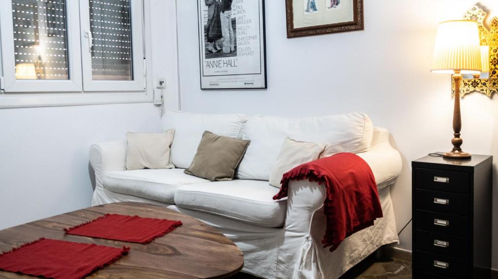 Postel nebo postele na pokoji v ubytování Apartamento Cadiz Paradiso